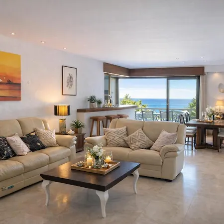 Ocean Bliss Ii- Panoramic Sea View - 20m To - 2 Swimming Pools - Private Parking Διαμέρισμα *